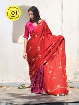 Chidiyaa - Rang Jannah Modal Silk Saree