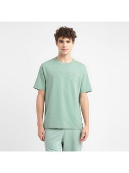 Levi's - Mens Green Brand Logo Crew Neck T-Shirt