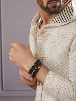 Aatmana - Men Set Of 3 Brass Bracelet