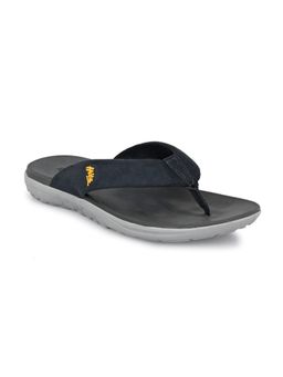 Hitz - Men's Blue Open Toe Casual Slippers
