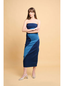 VANTEN - Evelyn Blue Dress