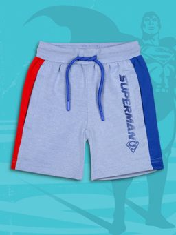 Kidsville - Superman Printed Blue Shorts for Boys