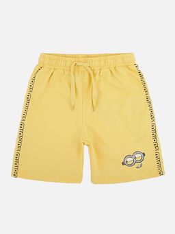 Kidsville - Minions Printed Yellow Shorts for Boys