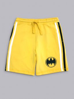 Kidsville - Batman Printed Yellow Shorts for Boys