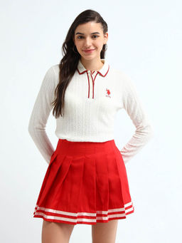 U.S. POLO ASSN. - Textured Tipped Collar Polo T-Shirt