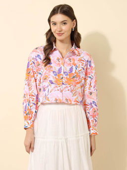 U.S. POLO ASSN. - Relaxed Fit Floral Printed Shirt