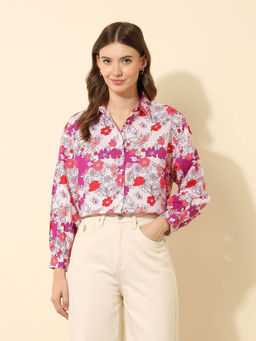 U.S. POLO ASSN. - Relaxed Fit Floral Printed Shirt