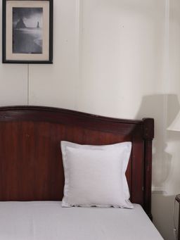 Maspar - Cotsmere Emmie 110 GSM Cotton White Yarn Dyed Texture Medium Cushion Cover