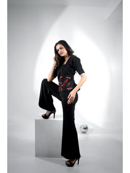 DOORS DESIGNS - Blackout Sequined Top