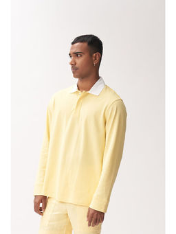 No Grey Area - Yellow Rugby Polo T-Shirt