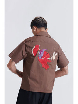 No Grey Area - Brown Heron-Lily Shirt
