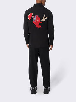 No Grey Area - Black Heron Lily Shirt