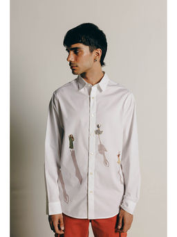 No Grey Area - White Shadow Dance Shirt