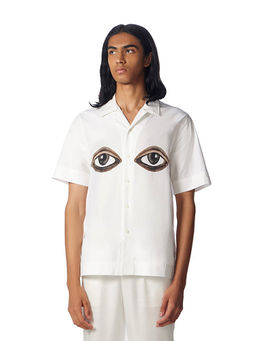 No Grey Area - White Conscious Eye Shirt