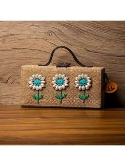 Gonecase - Sunflower Hand Embroidered Clutch Bag