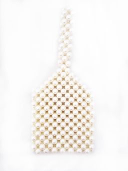 A Clutch Story - Blooming Pearl Wristlet HandBag