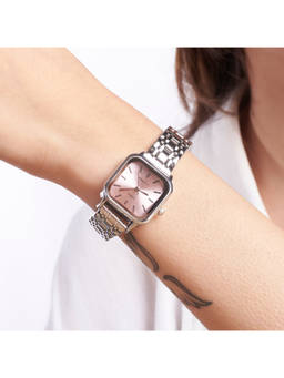 Salty - Peach Dial Blush Water Resistant Watch - WT-S-0006-S-PK (M)