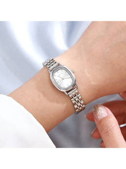 Salty - Snow Dial Timeless Watch - WT-S-0009-S-WH (M)