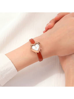 Salty - Heartline Grace Watch - WT-S-0040-BR-WH (M)