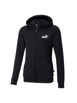 Puma - Ess Small Logo Girls Black Hoodie