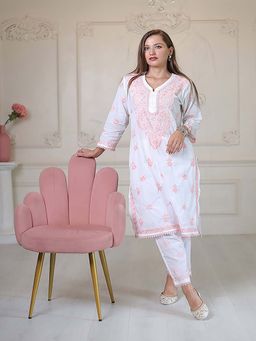 ILLICA - Women Regular Fit Co-Ord Set - White