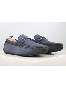 PRIVO - Solid/Plain Blue Loafers