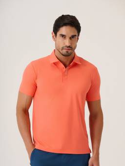 STRCH - Men Polo Active Sports And Training T-Shirt