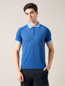 STRCH - Men'S Motion Flex Sport Polo T-Shirt For Gym, Training And Outdoor Fitness