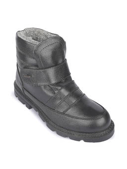 LIBERTY - Gliders 7144-10 Black Casual Non Lacing Boots for Men