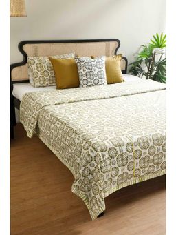 Freedom Tree - Tamara Cotton Slub Beige King Bedcover