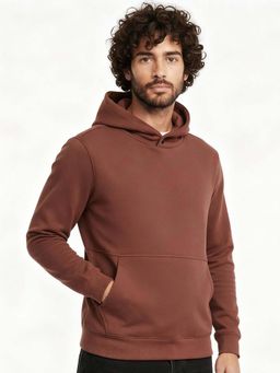 DaMENSCH - Men Brown Extra Durable Hoodie