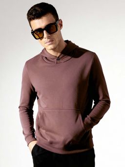 DaMENSCH - Men Mauve Extra Durable Hoodie