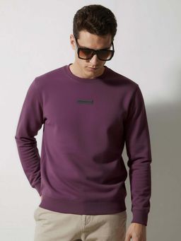 DaMENSCH - Men Purple Classic Sweatshirt