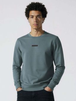 DaMENSCH - Men Grey Classic Sweatshirt