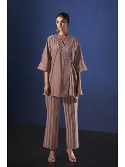 Autumnlane - Mauve Alena Hazelnut Work Co-Ord (Set of 2)