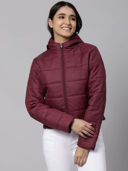 High Star - Women Wine Color Jackets