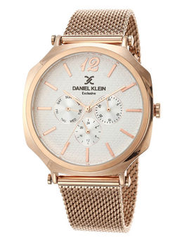 Daniel Klein - Analog White Dial Men's Watch-DK.1.12516-2