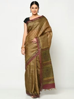 Fabindia - Silk Tussar Printed Sari