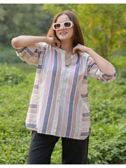 Babli - Multi-Colour Colour Stripped Shirt