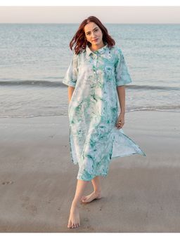 Babli - Sea Green Fluid Dress