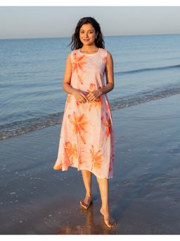 Babli - Sun petal Peach Dress