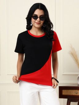 BRINNS - Multi-Color Colour blocked Cotton T-Shirt