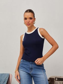 STREET 9 - Navy Blue Tank Top