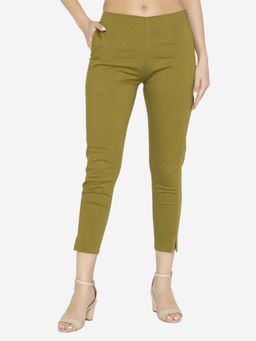 Bonjour - Green Super Combed Cotton Pant