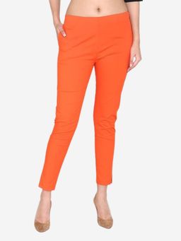 Bonjour - Orange Super Combed Cotton Pant