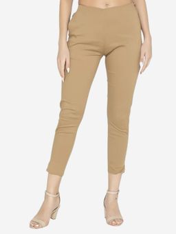 Bonjour - Beige Super Combed Cotton Pant
