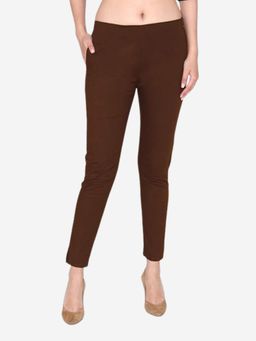 Bonjour - Brown Super Combed Cotton Pant