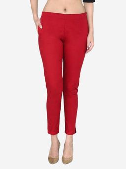 Bonjour - Maroon Super Combed Cotton Pant