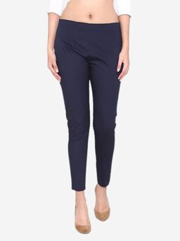Bonjour - Navy Blue Super Combed Cotton Pant
