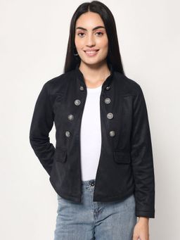 Beatnik - Black Front Open Jacket